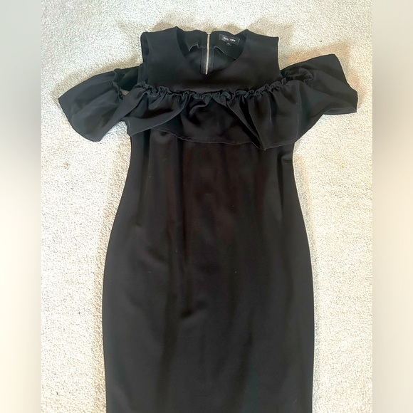 Black Maternity dress Stork & Babe, size Medium - Picture 1 of 2